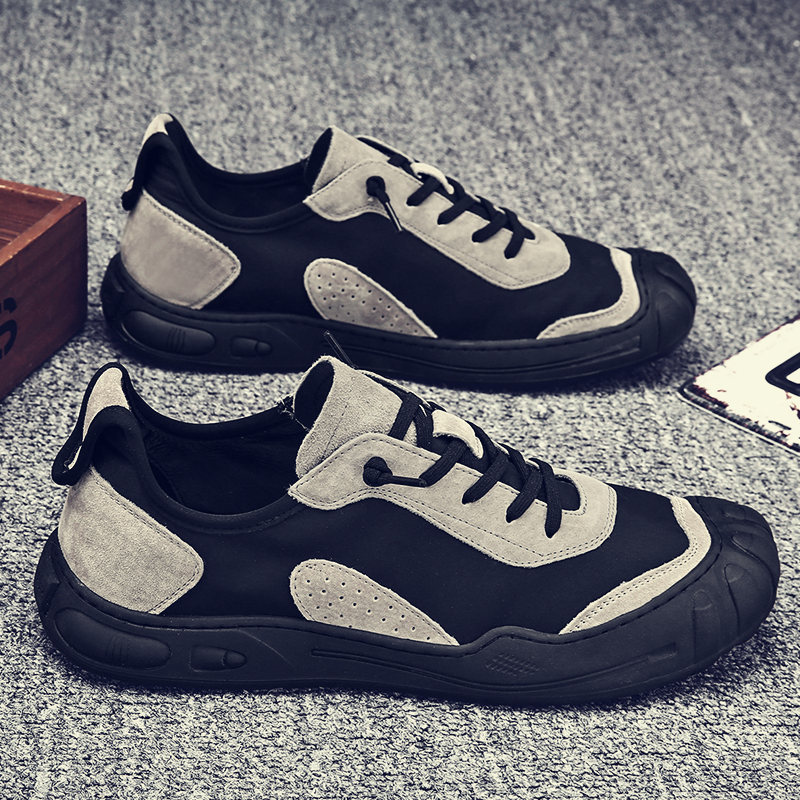 鸿星红星尔克男鞋工地鞋子男士皮鞋劳保潮鞋工作防水运动登山户外