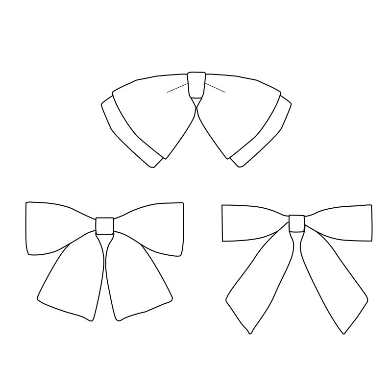 小乔酱jk 【橙时雨】配套领结小物