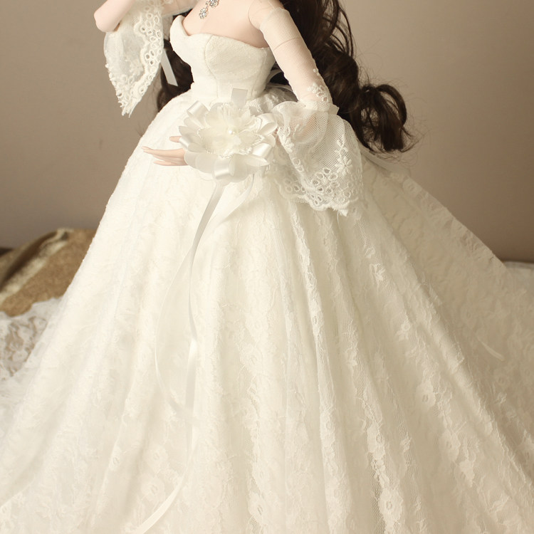 婚纱娃娃叶罗丽仙子全套关节bjd女孩生日创意礼物仿真新娘洋娃娃