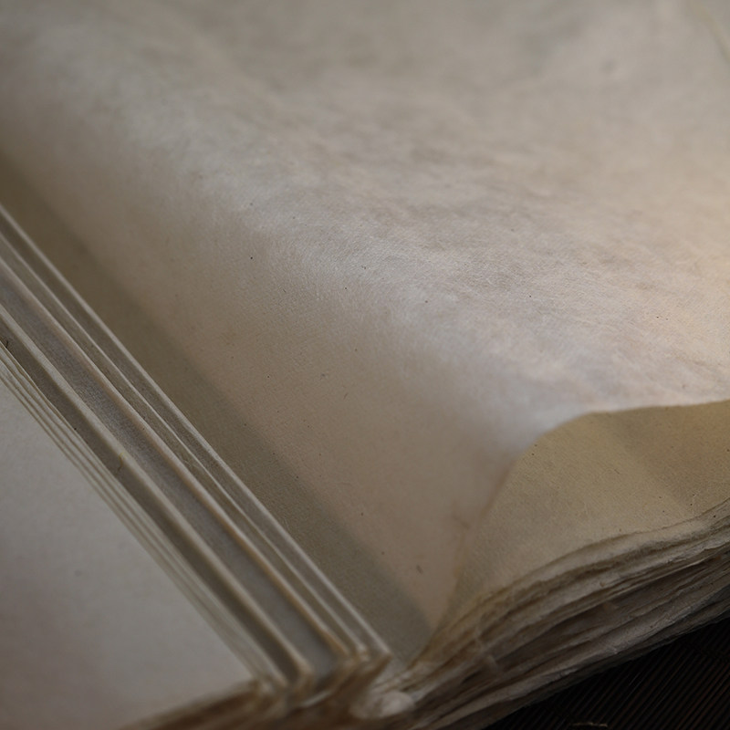 宣纸同和纸庄白皮纸皮纸作品安徽特种书法用纸宣纸