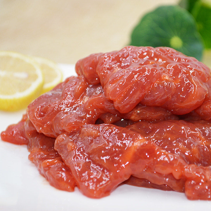 牛肉肉片原味500g新鲜调理生牛铁板铁板烧烧烤生牛肉