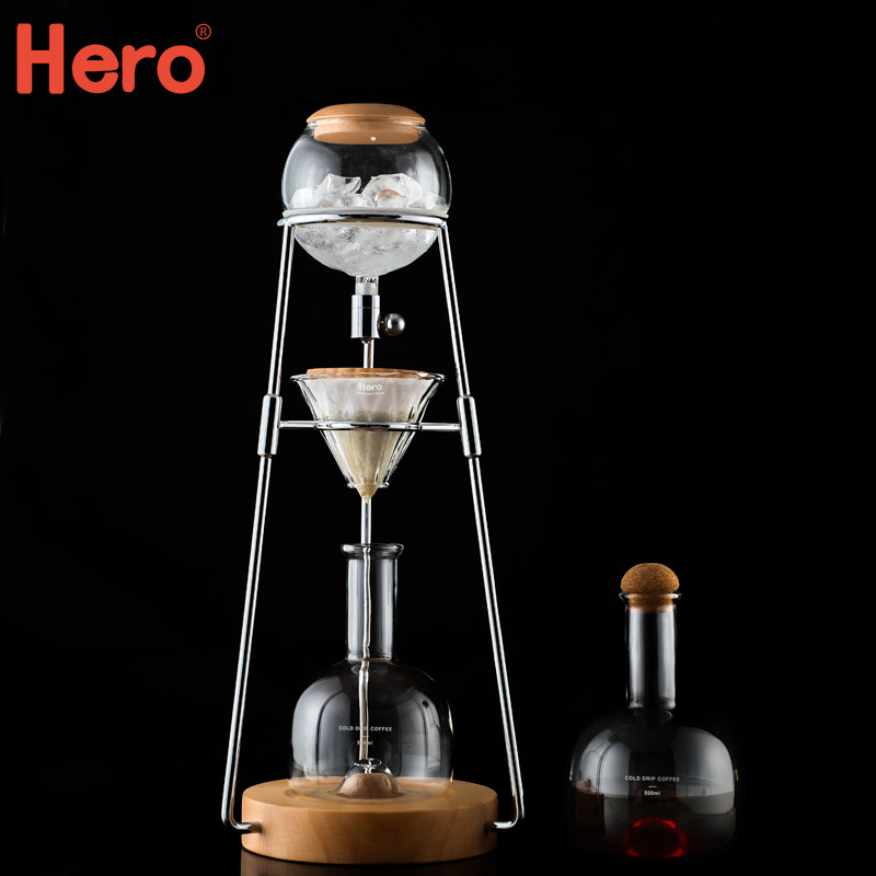 优惠券后379元,hero冰滴咖啡壶冷萃冰酿壶欧式简约美式冷萃器具滴滤手