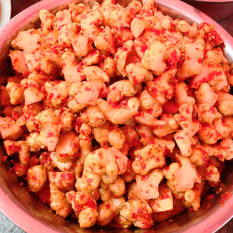 贵州特产榕江新鲜洋姜500g泡椒酸辣生姜姜片生姜