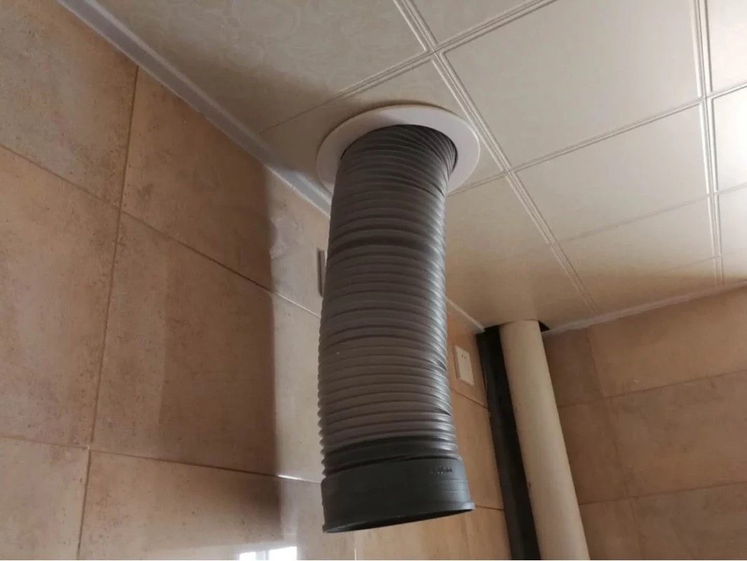 油烟机排烟管出风口墙洞玻璃洞装饰盖遮丑环铝扣板洞装饰圈装饰环