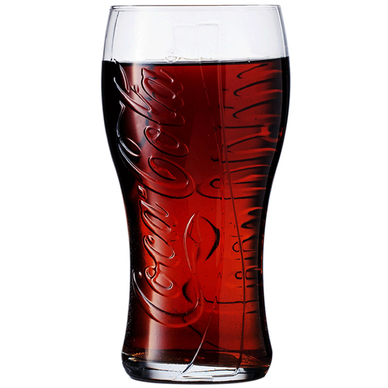 【买1送1】libbey玻璃杯可乐杯果汁啤酒杯咖啡奶茶杯创意水杯