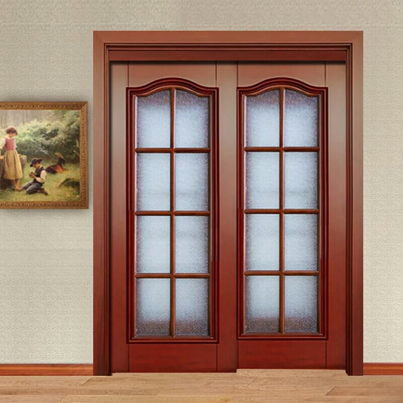 房门木门佛山厂家直销实木推拉门室内实木门原木室内门