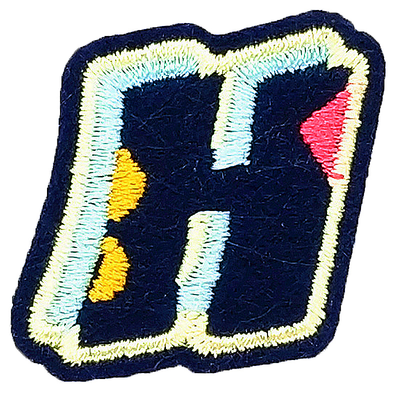 字母补丁26个英文刺绣布贴衣服diy贴布贴花布贴