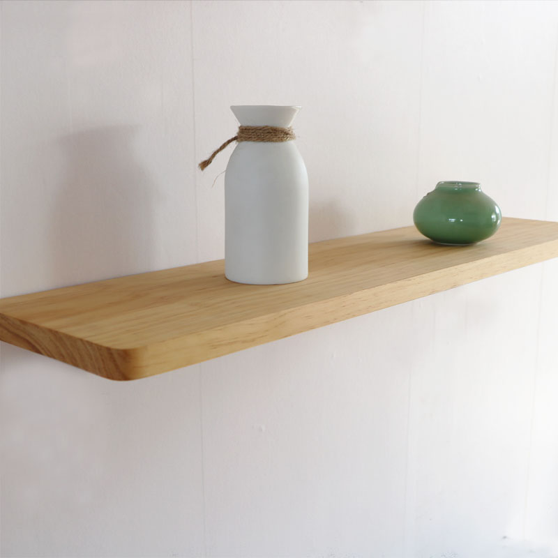 一字隔板置物架搁板层板电视墙上置物架墙面木板书架壁挂客厅实木