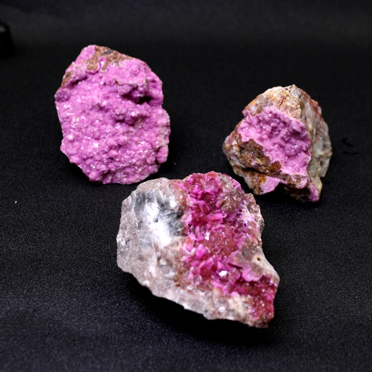 方解石标本天然刚果红原石红色矿石地质科普教学摆件