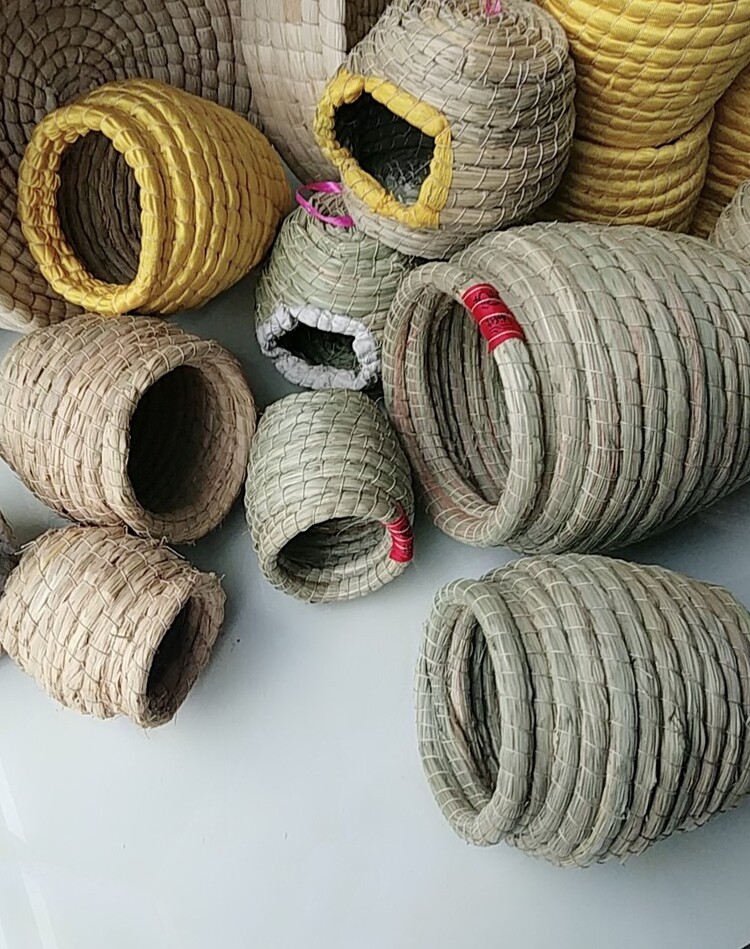 油草鸽子草编鸟窝斑鸠松鼠繁殖罐子鹩哥鹦鹉其他