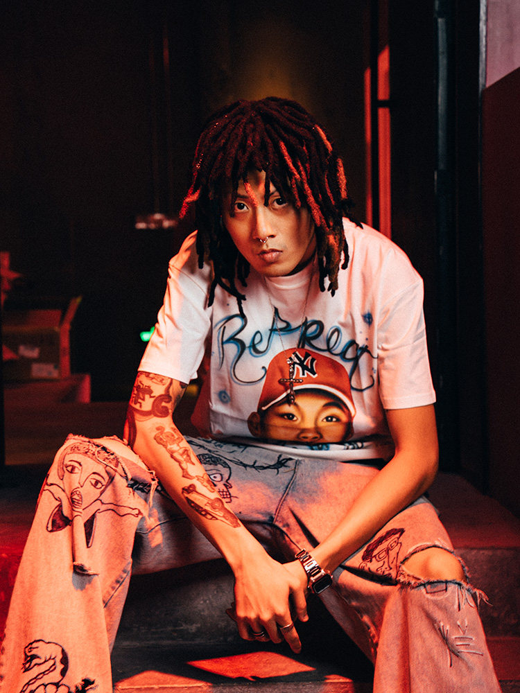 sosa国潮瑞吉布瑞吉宽松宋岳庭百搭基础男女短袖t恤