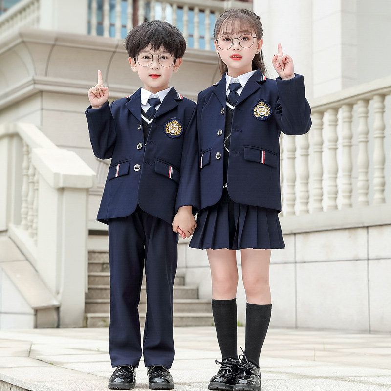 校服套装小学生西装班服男女童英伦学院礼服幼儿园园校服