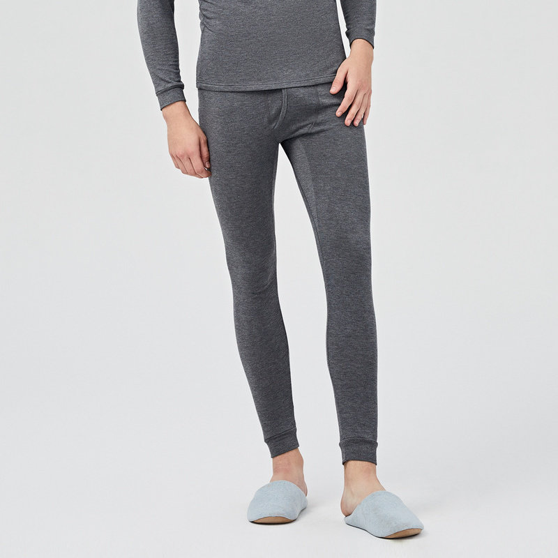 maxwin马威保暖裤秋冬男士秋裤长裤贴身保暖咖啡碳睡裤冬季保暖男