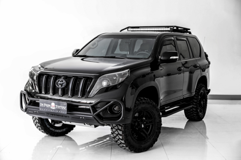 霸道topfire顶火lc150前杠前护普拉多杠侧保险杠全车改装套件