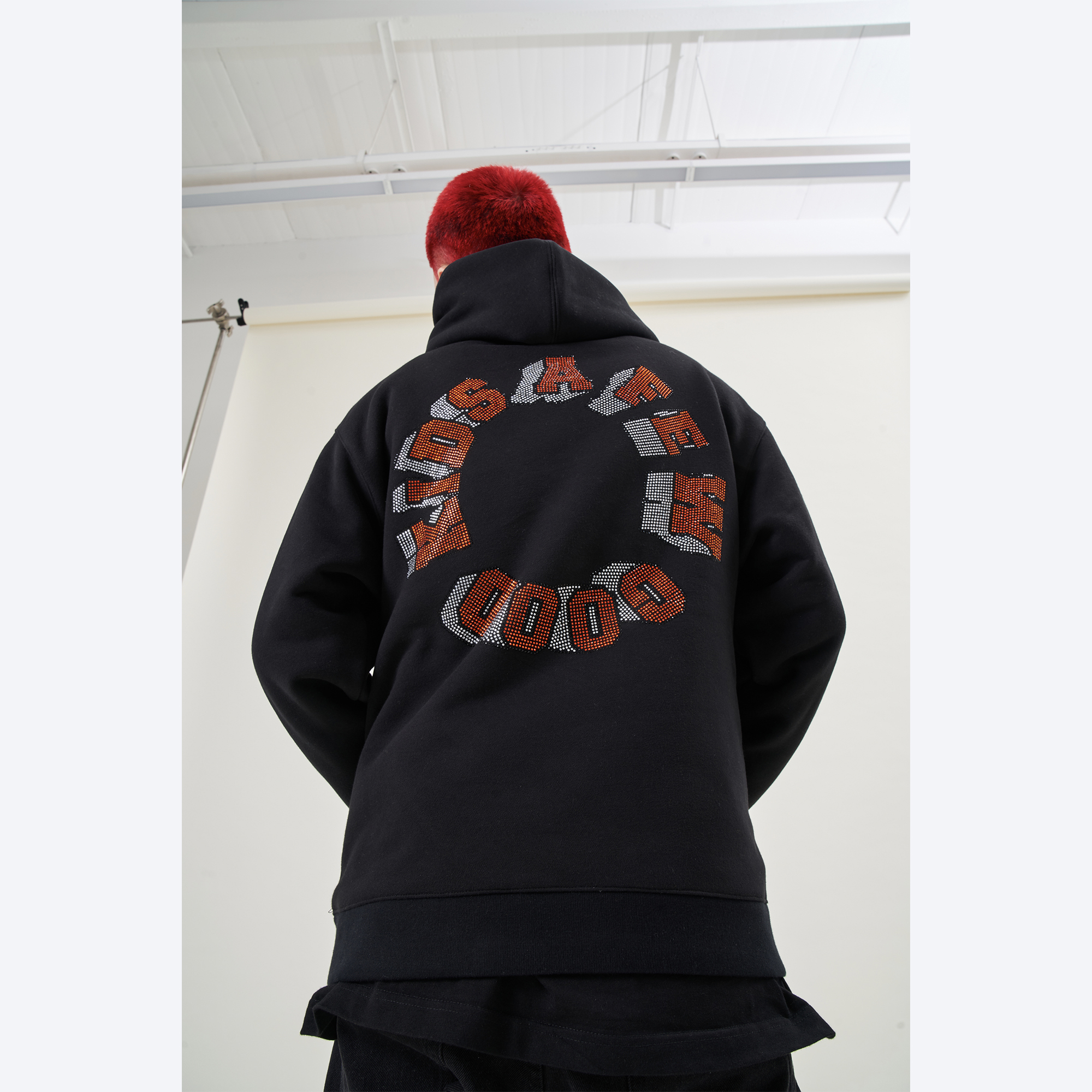 FFF官方正品AFGK秋季AFEWGOODKIDS印花加绒卫衣连帽潮牌上衣国潮