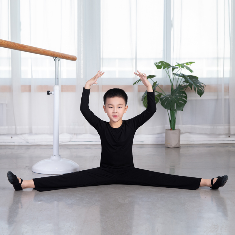 儿童舞蹈男孩演出服形体现代舞拉丁舞中国舞基础练功儿童演出服