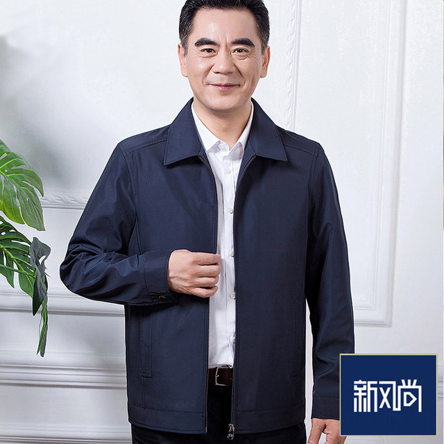 Winter plus velvet men's casual jacket men's dad Middle-aged jacket middle-aged 50 years old 60-year-old clothes Winter plus velvet men's casual jacket men's dad Middle-aged jacket middle-aged 50 years old 60-year-old clothes