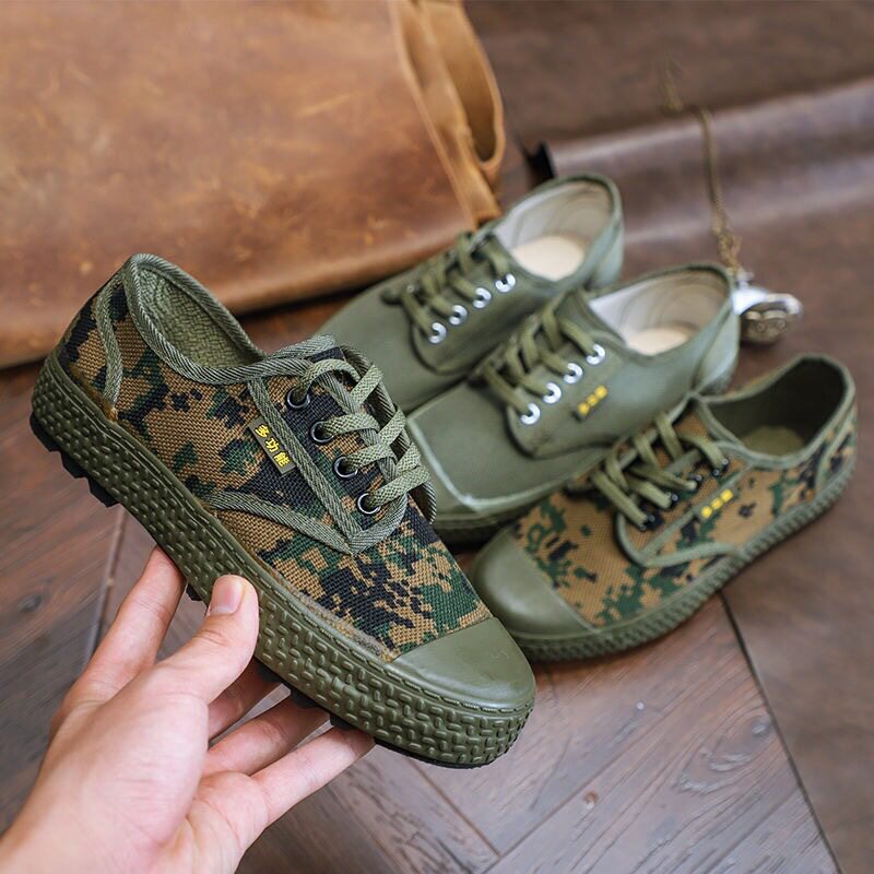 际军3522解放鞋军鞋耐磨军训帆布布鞋民工劳保帆布鞋