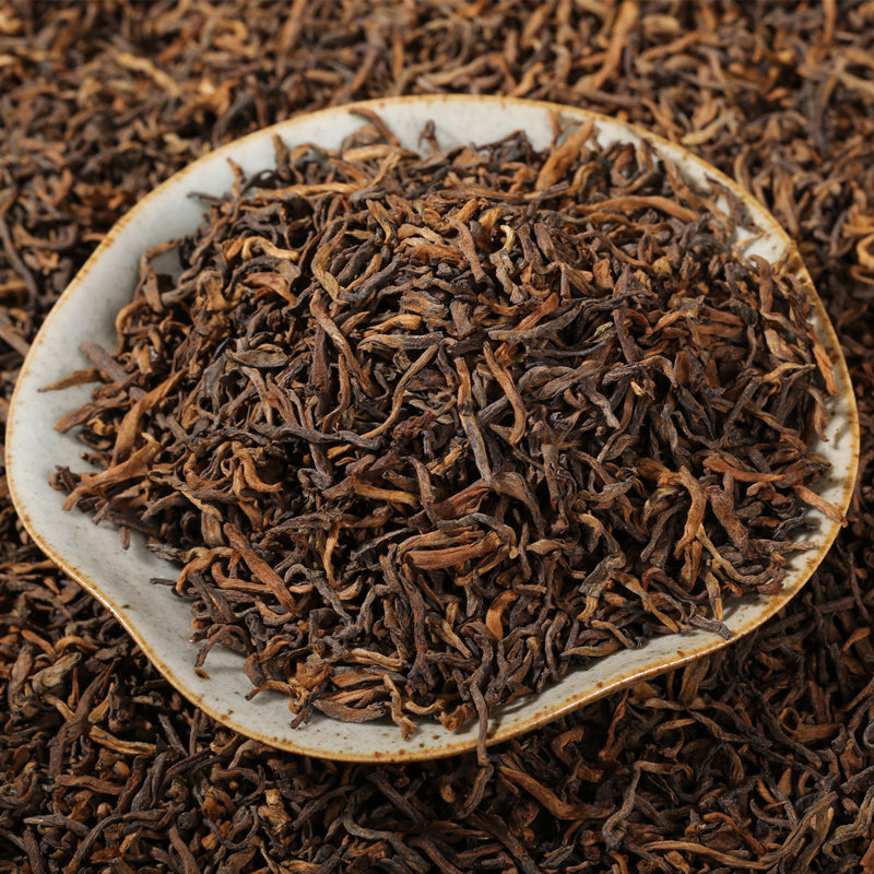 普洱茶金芽宫廷熟茶散茶500克云南勐海散装陈年普洱