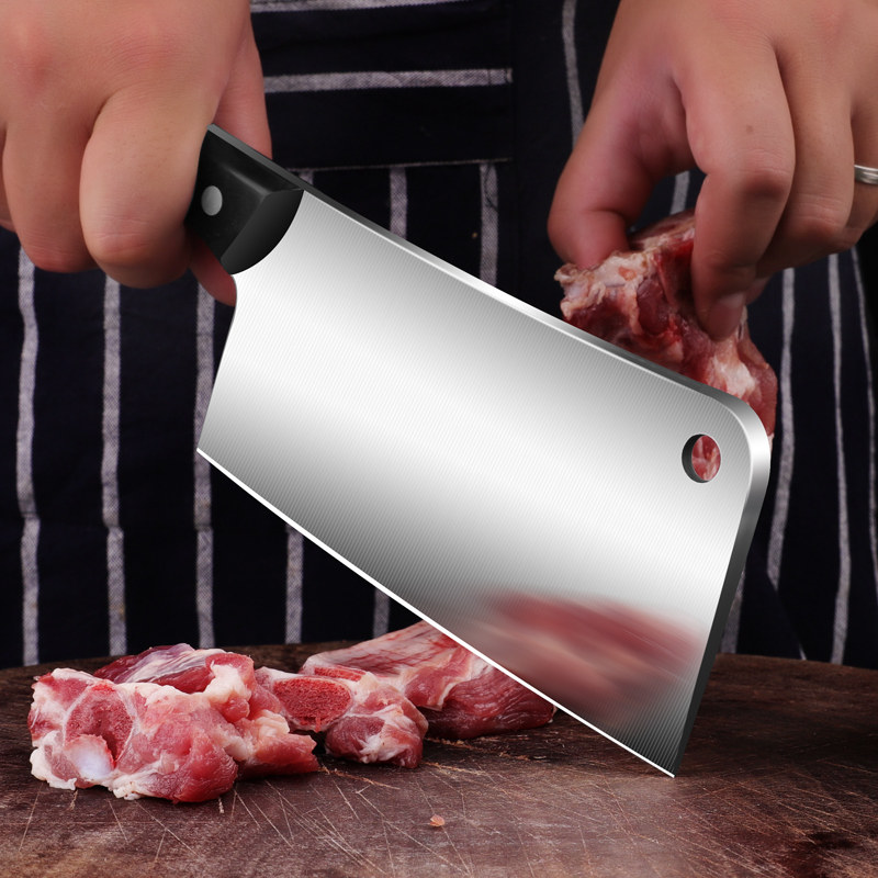 十八子剁肉刀剁骨刀斩砍骨刀家用厨房剁刀手工锻打斩骨刀