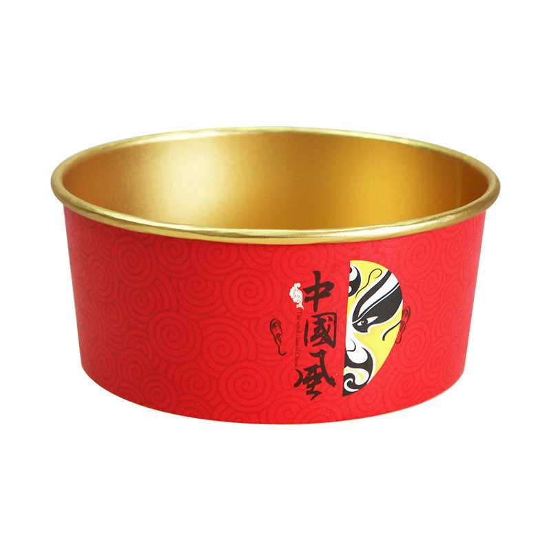 一次性铝箔定制打包外卖高档碗带加厚金箔纸餐盒一次性餐盒