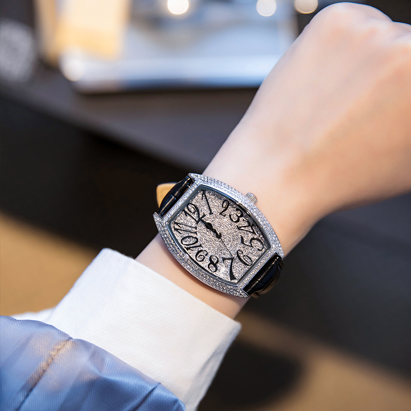 davena机械手表女士新款法兰克满天星表正品十大品牌穆勒女款手表