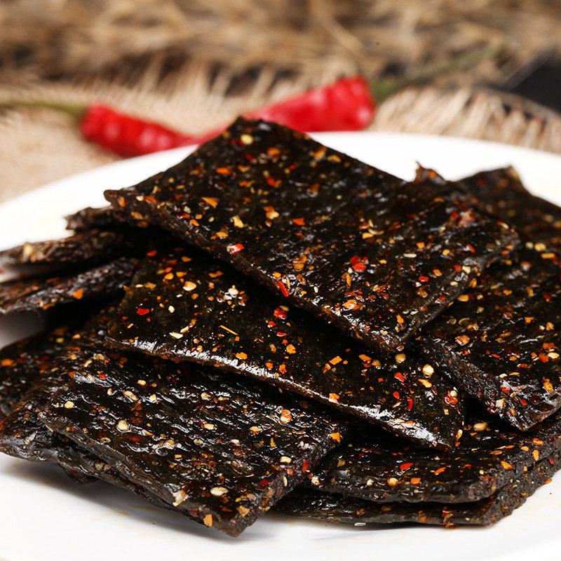 泡椒臭干子陆草垫重庆正宗牛板筋辣条麻辣四川特产儿时零食怀旧