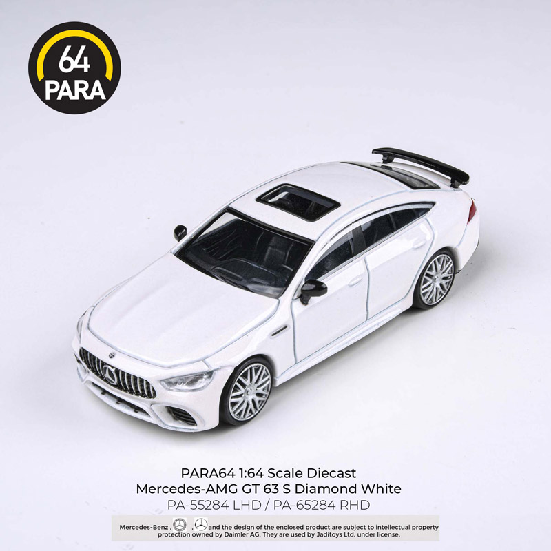 para64奔驰mercedesamggt63s白色合金汽车模型车模