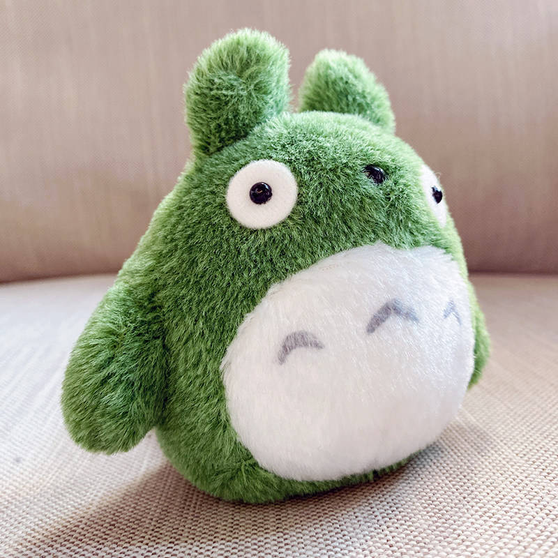 日本原装正版totoro宫崎骏绿色龙猫毛绒公仔礼物可爱布娃娃礼盒装