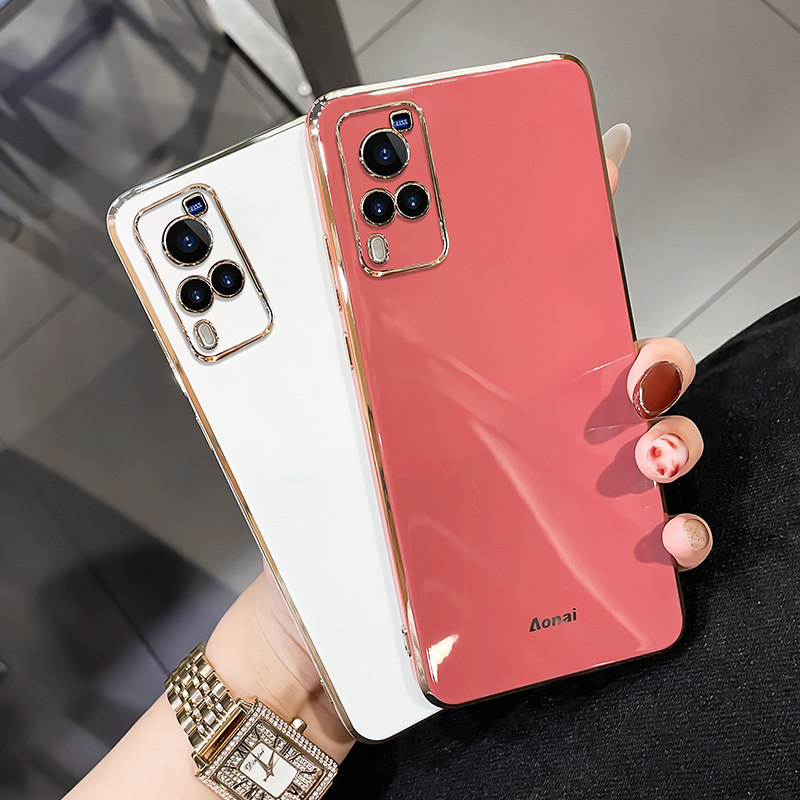 vivox60手机壳女新款全包镜头保护x60pro硅胶软壳曲面屏防摔全包边pro