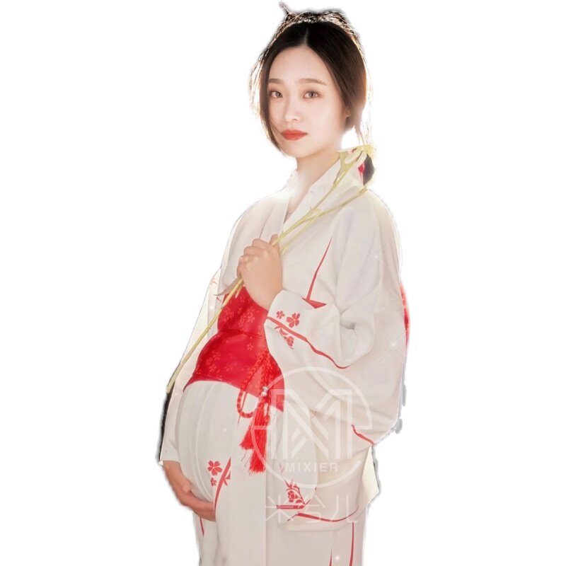 神明少女和服孕妇拍照服装影楼日式孕期大肚影楼服装