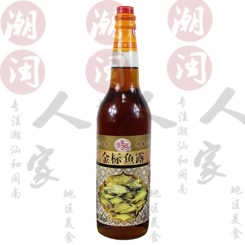 潮汕特产佳思金标鱼露600ml2瓶调料家庭厨用鱼露