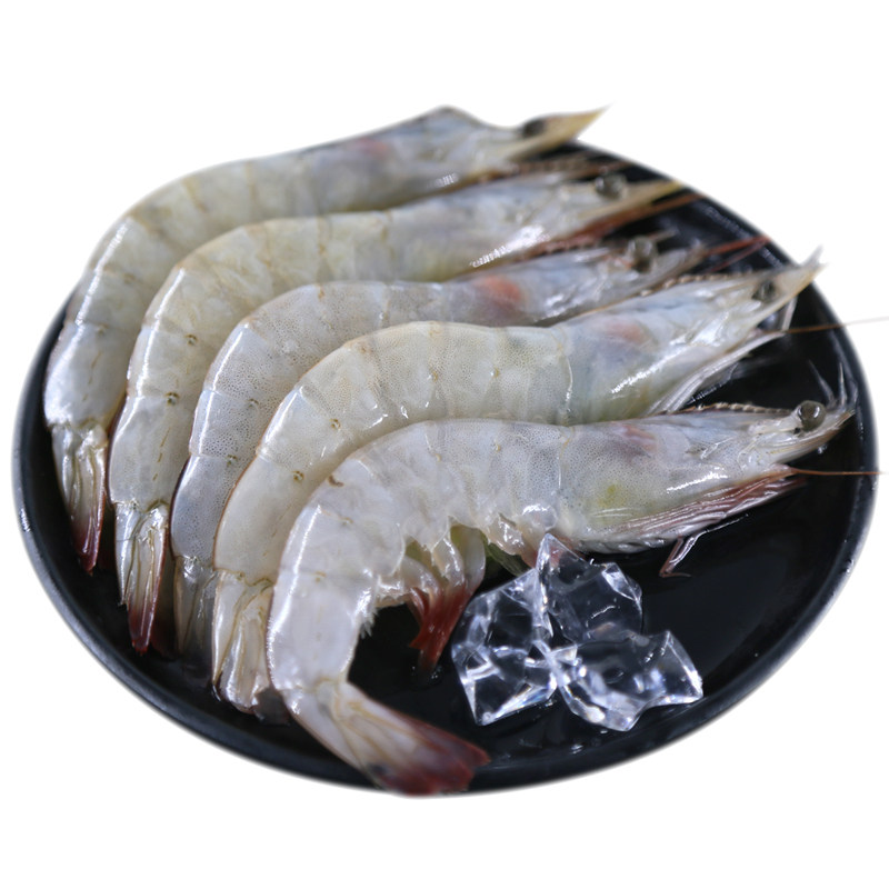 青岛海捕大青虾新鲜鲜活速冻冷冻基围对虾冻虾包冻虾