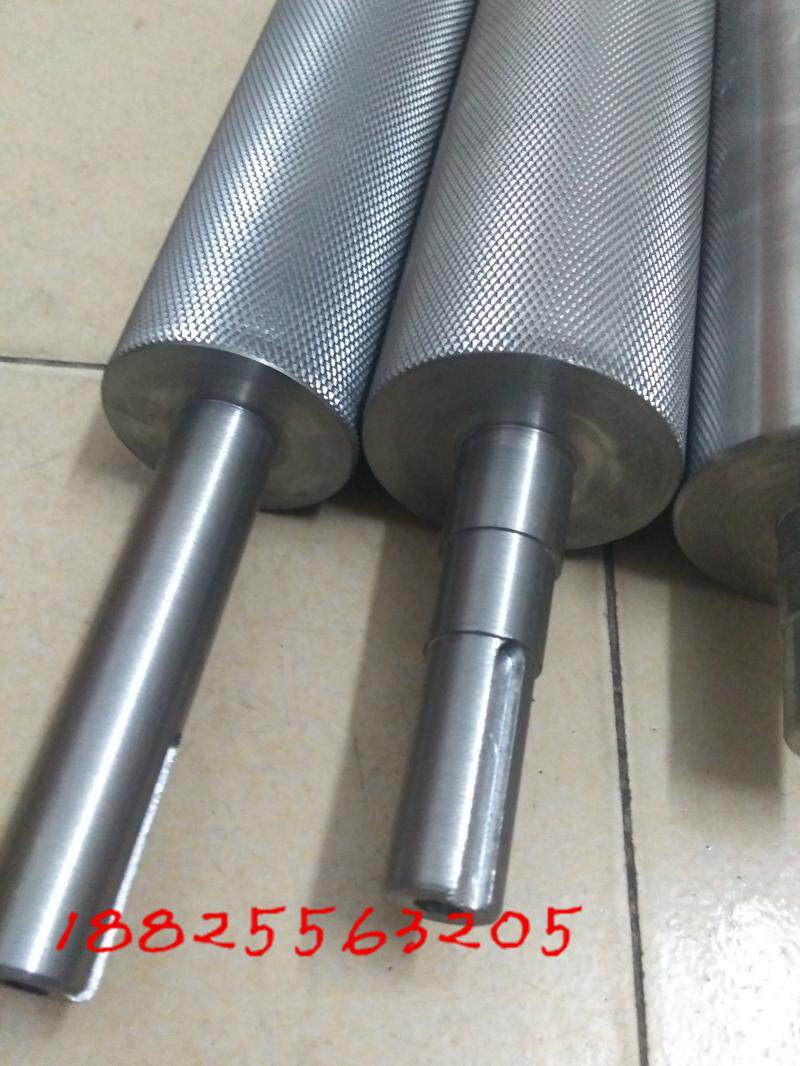 传送机主被动滚筒 输送带无动力轴 流水线配件辊轮 滚花压花张紧