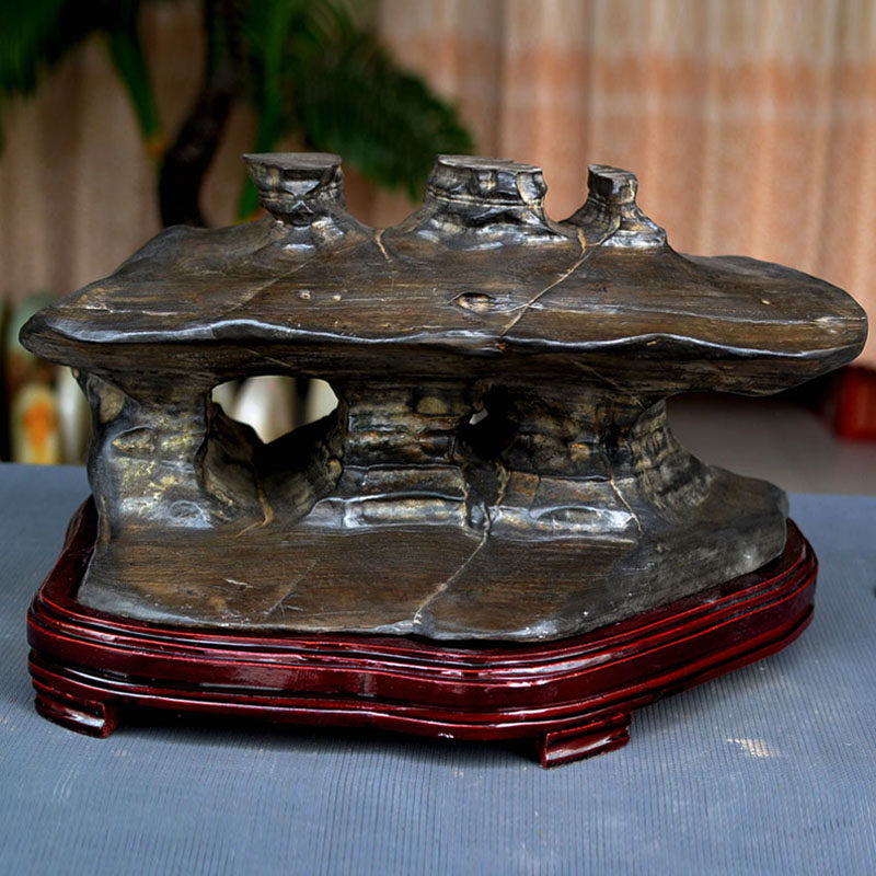 天然装饰桌面电视柜家居摆件奇石石摆件武陵观赏摆件