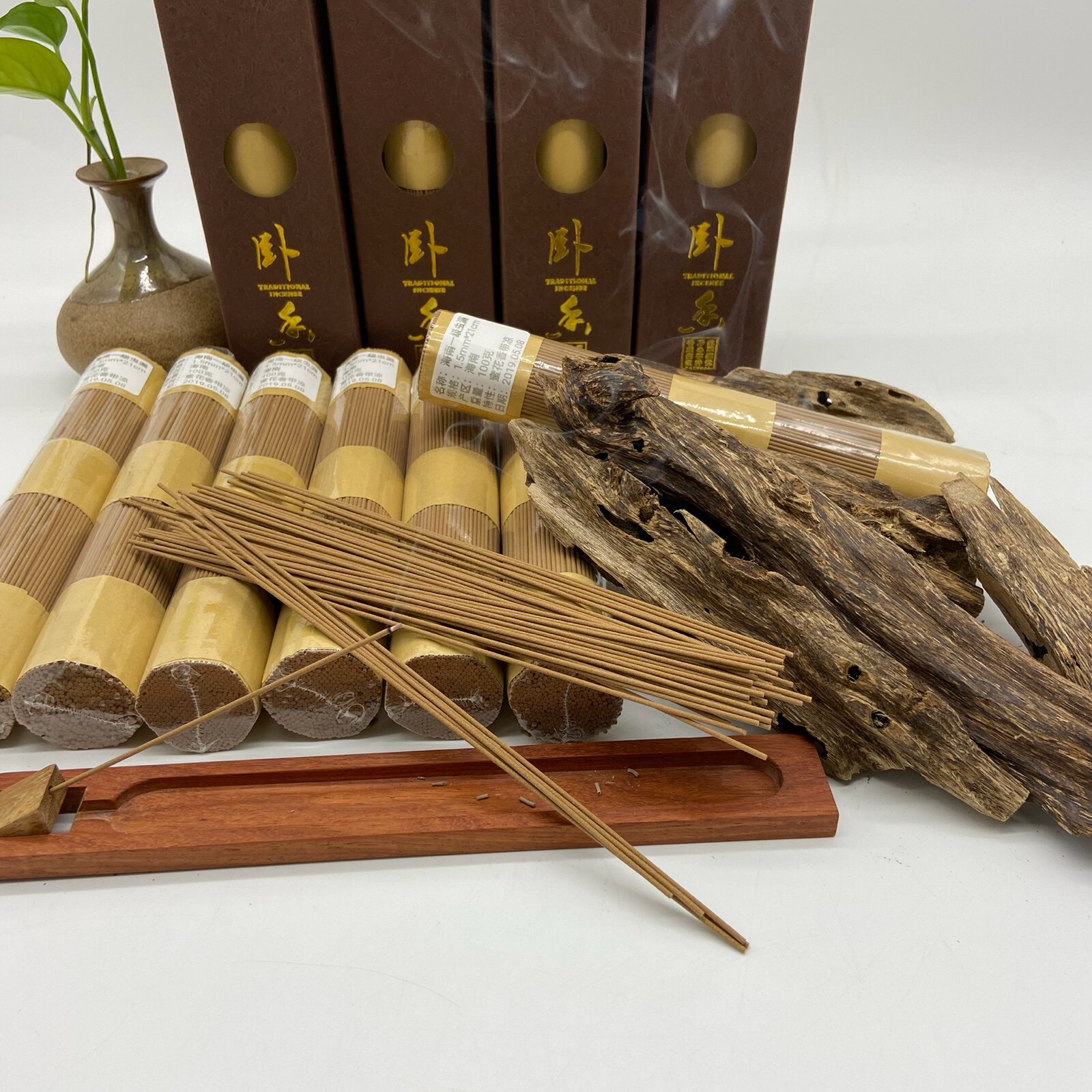 海南沉香线香一百百克特惠一级虫漏天然净化空气香薰香料