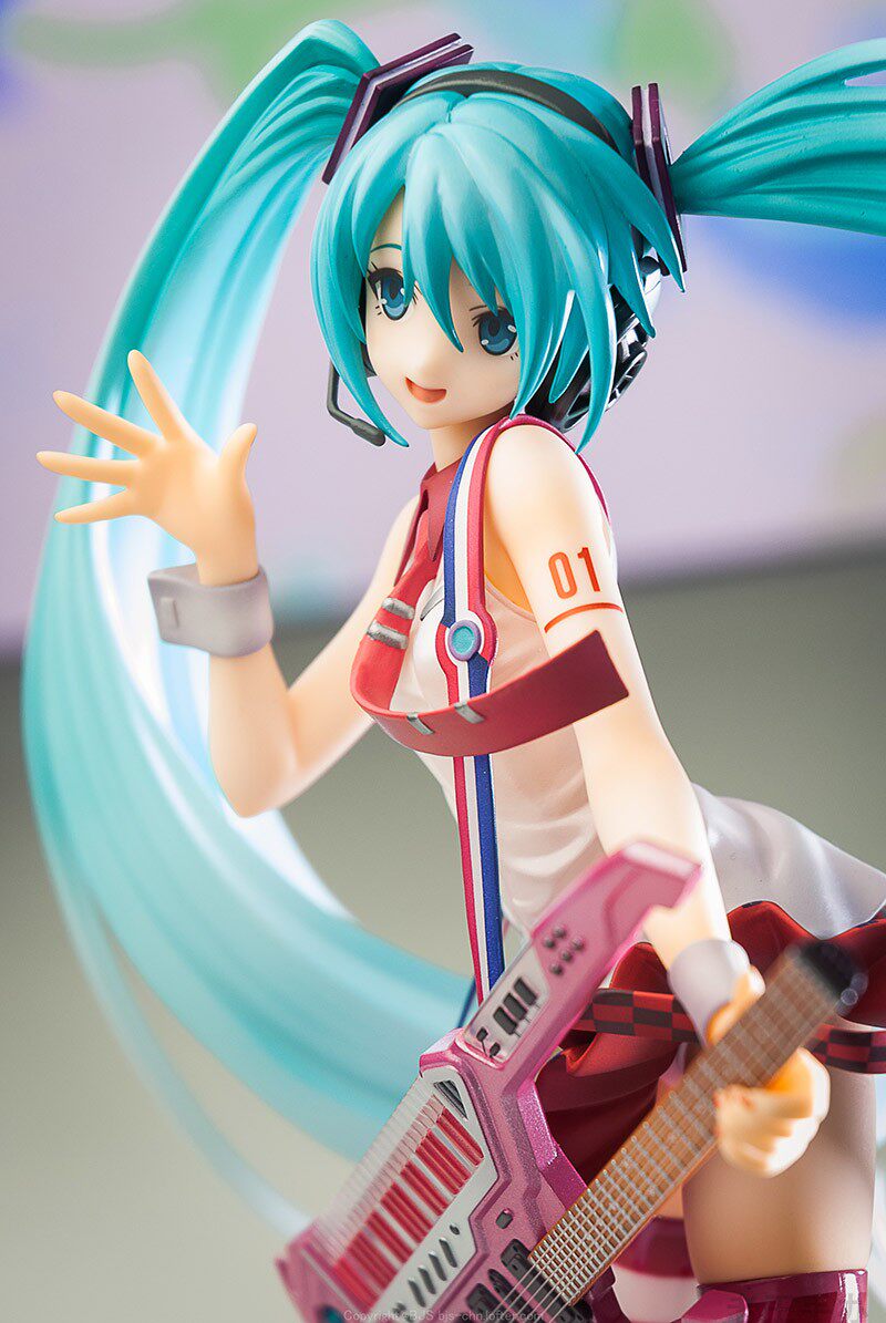 日版包特典gsc初音未来miku吉他贞本义行卡通主唱手办