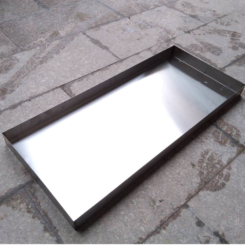 定制折弯裁切不锈钢水箱接水水槽油箱托盘垫盘花托