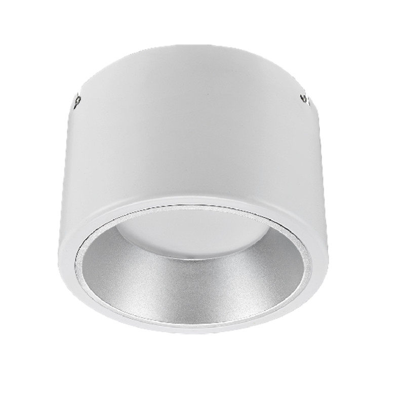 雷士照明led明装筒灯黑白白色家居家居服服装店筒灯