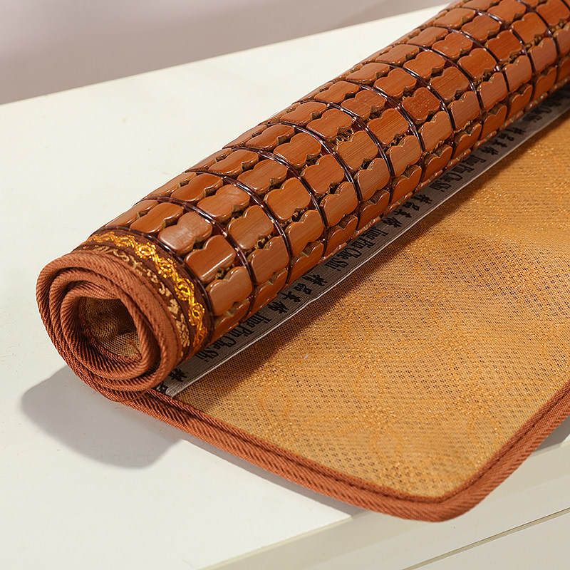 夏天麻将床席凉席碳化15m折叠18米竹席空调凉席