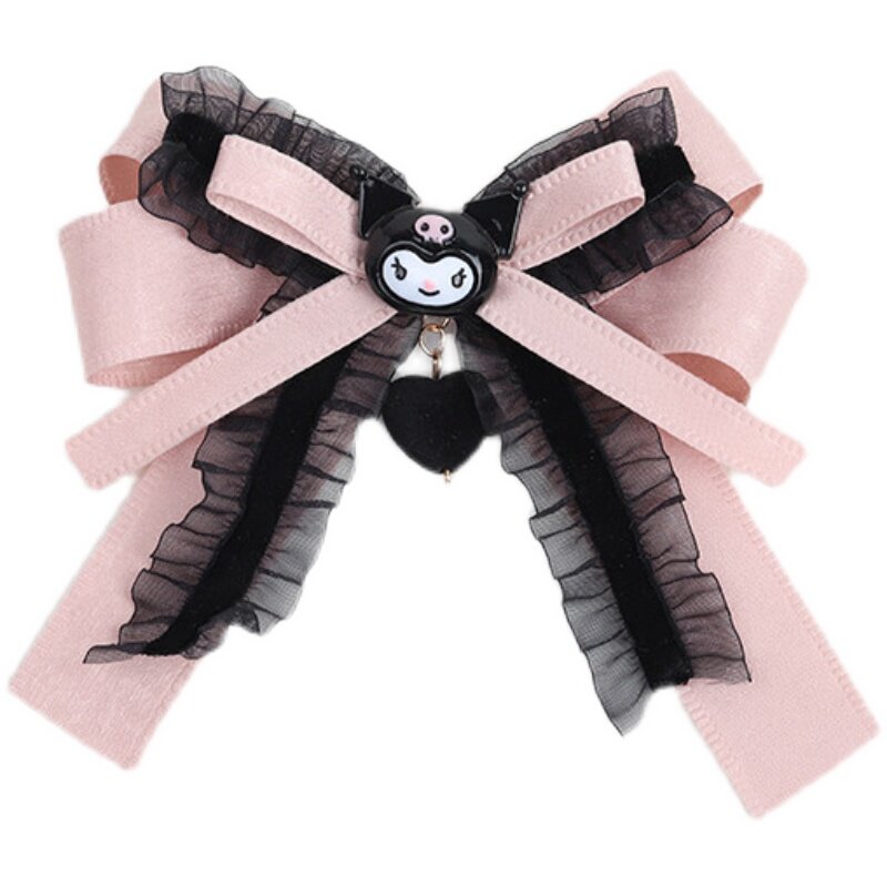 洛丽塔头饰手作蝴蝶结发饰库洛米大耳jk发卡原创发饰