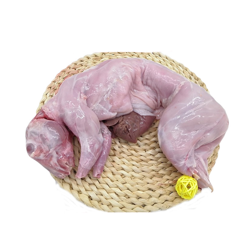 新鲜兔肉整只带头现杀兔子肉活兔农家散养真空包邮2.5斤/只