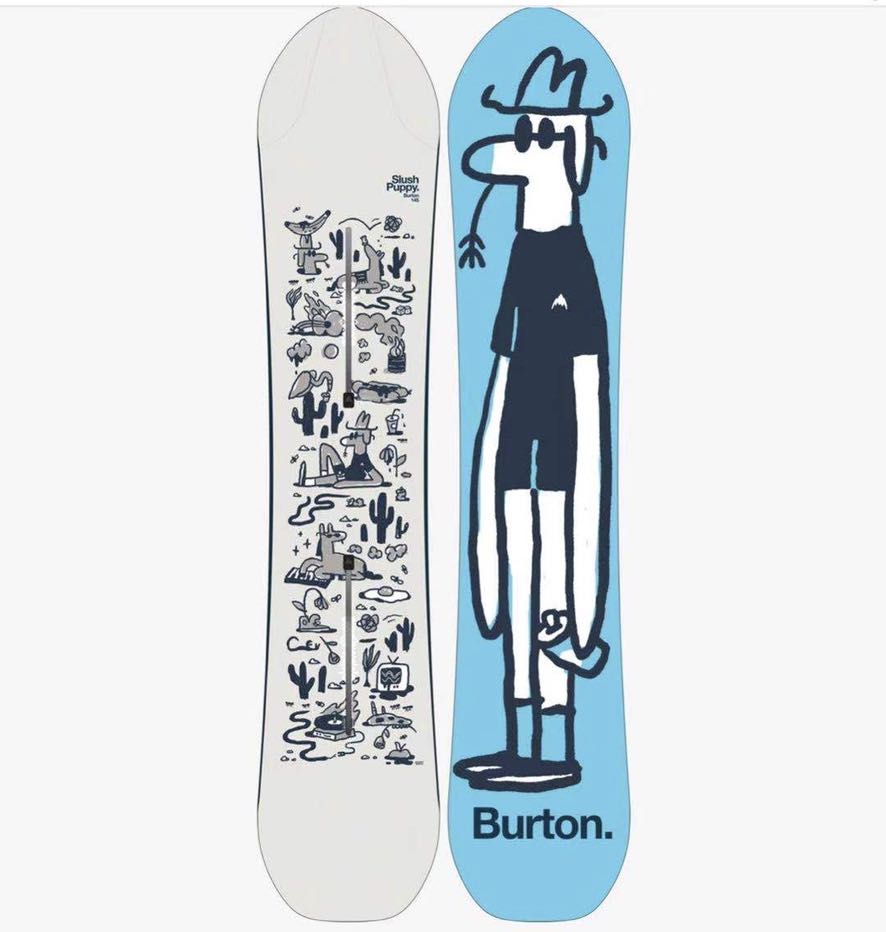 伯顿滑雪单板burton slush puppy蓝色小狗史努比单板限量联名款