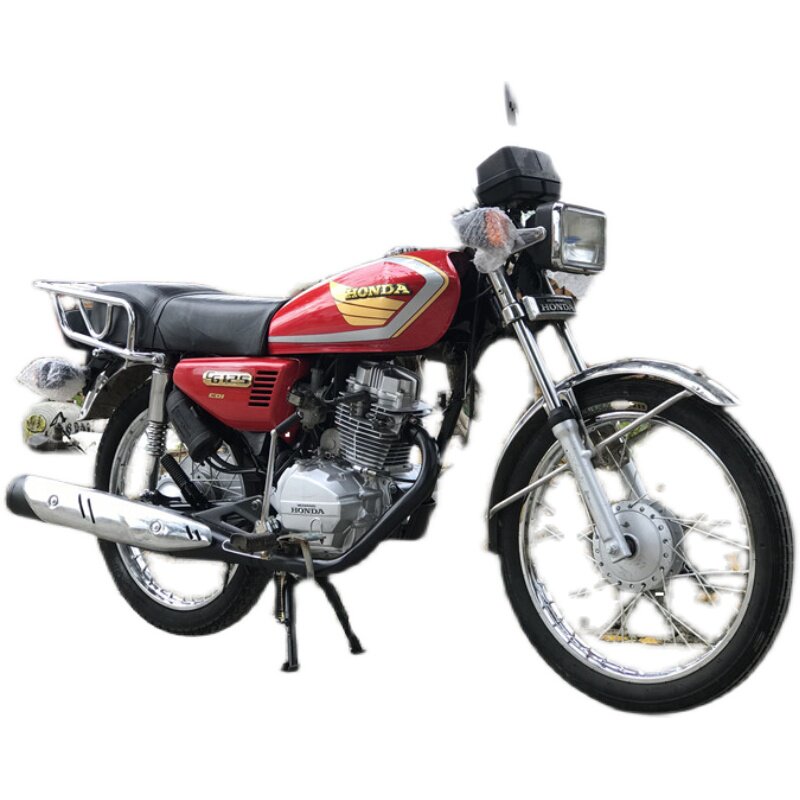 二手原装本田125cc五档四冲程平板cg新大洲本田男装摩托车跨骑车