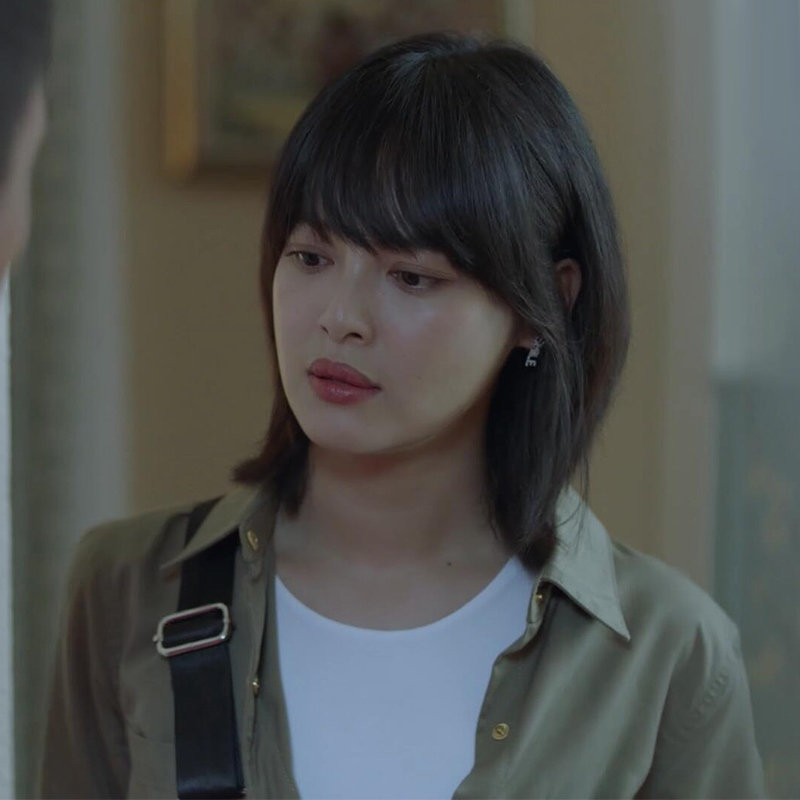 带着爸爸去留学林飒辛芷蕾同款耳环微笑smile耳钉