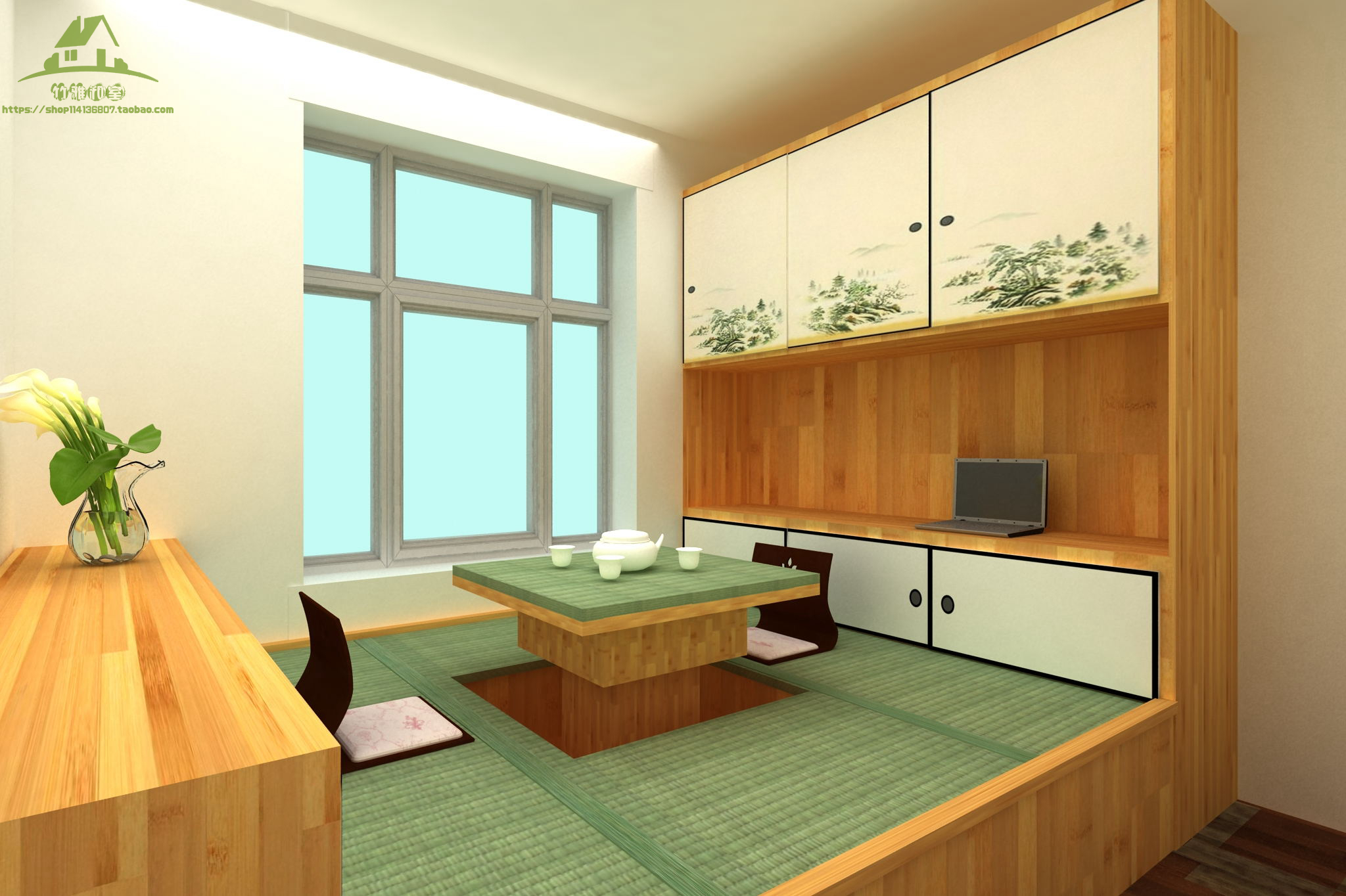 榻榻米全屋定制实木地台储物日式整体设计免费上门榻榻米定制