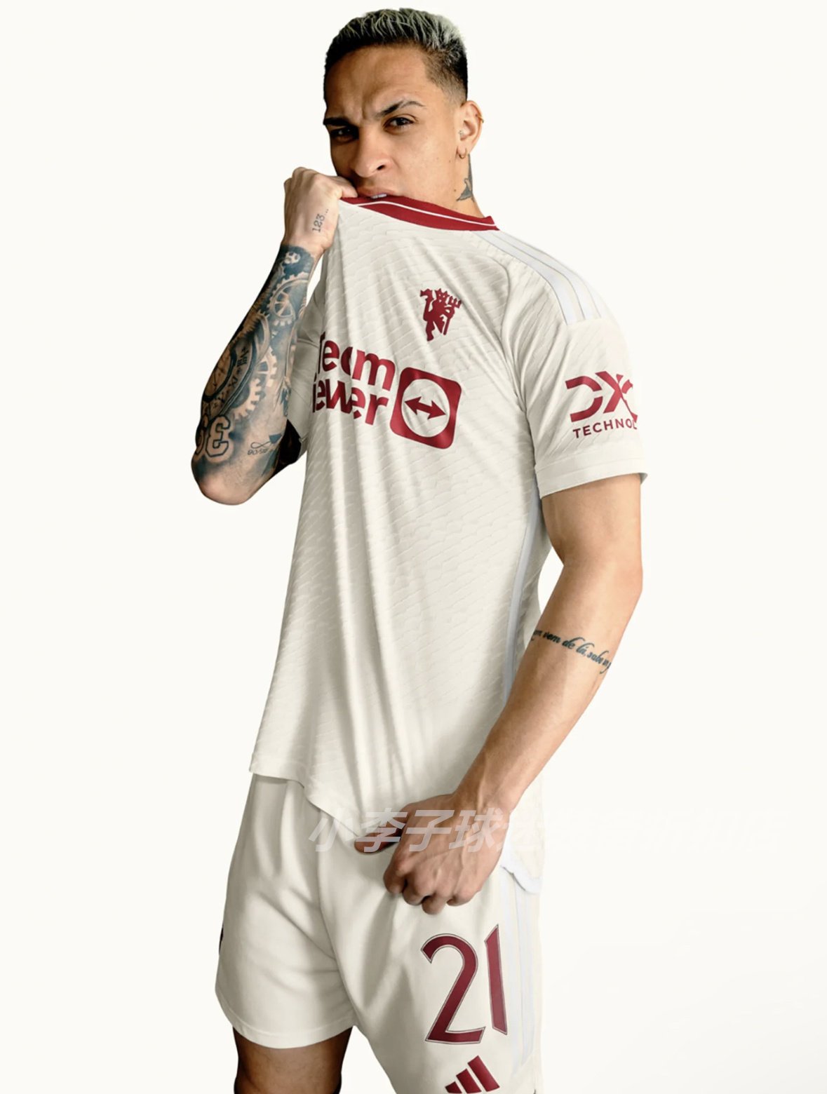 曼联球衣7号芒特2324赛季第二客场拉什福德球员版足球服长袖正品