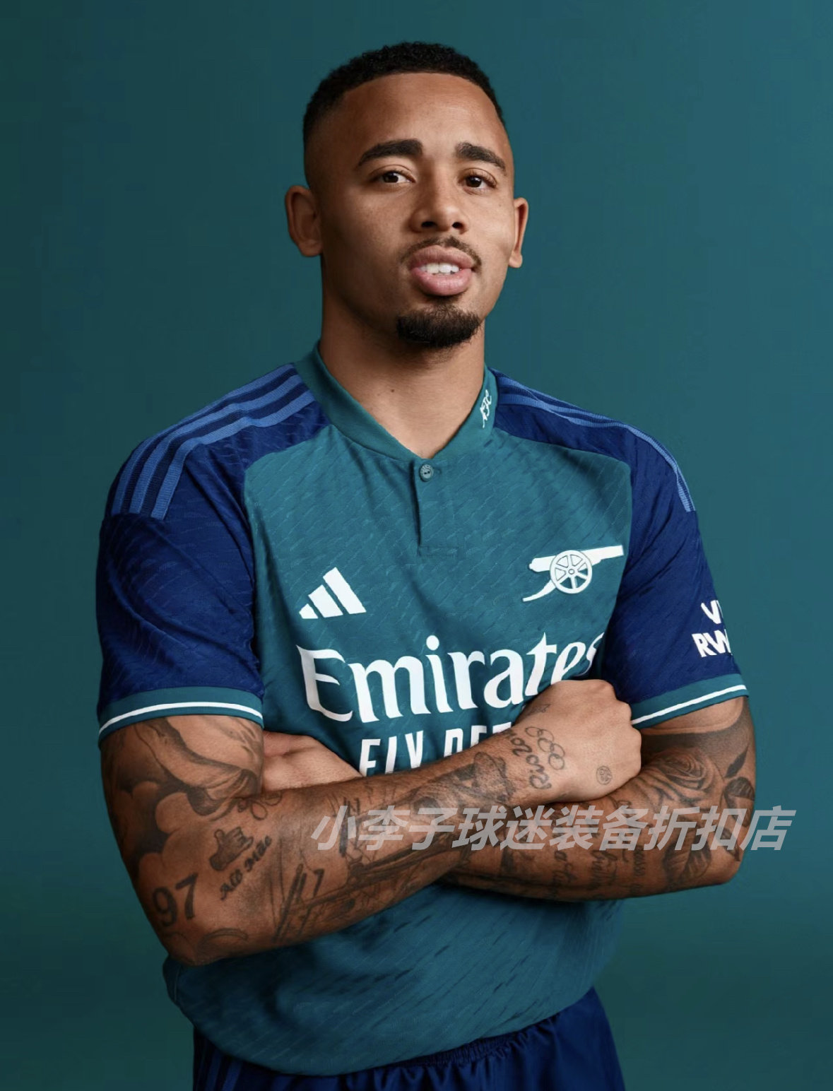 阿森纳球衣41号赖斯2324第二客场厄德高球员版足球服哈弗茨萨卡