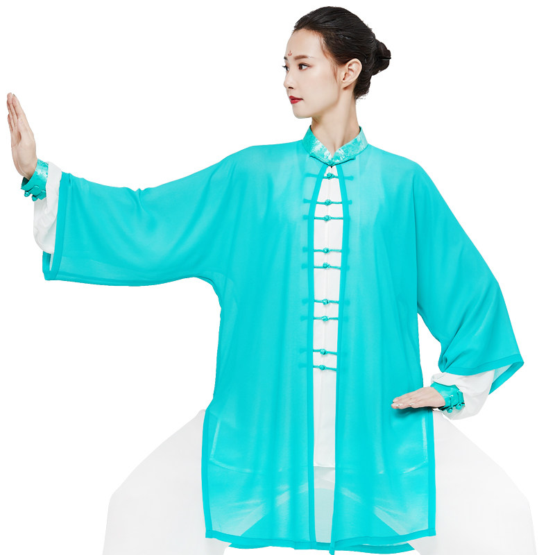 2020春秋新款雪纺三件件套太极服女太极拳练功太极服