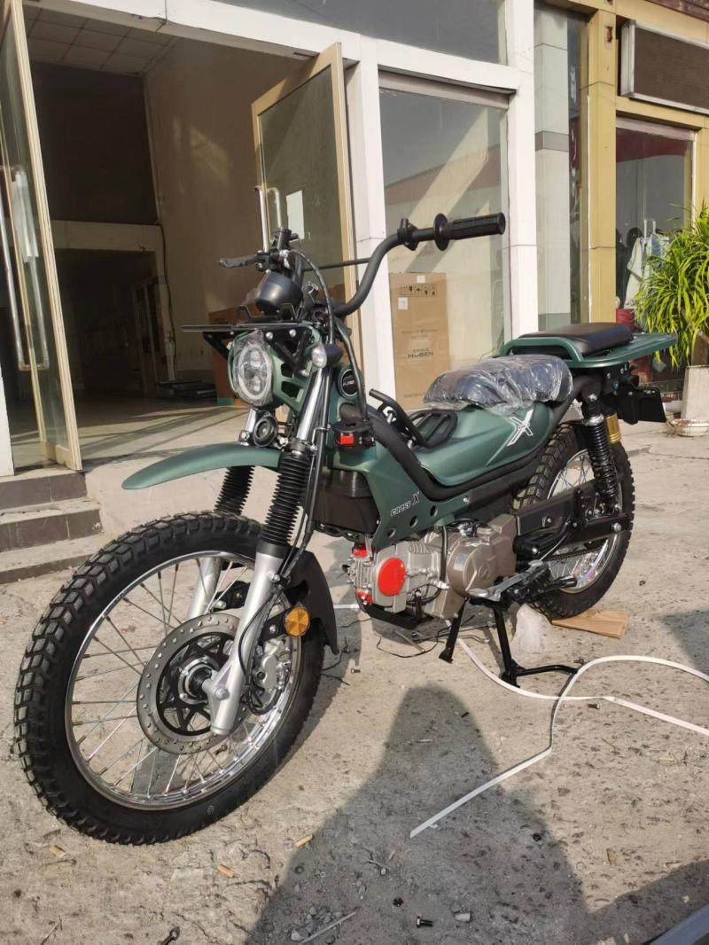 嘉陵coco穿越cross复古110c发动机弯梁旅行越野摩托车整车